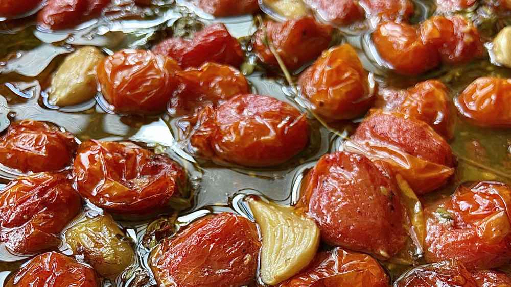 Tomatinhos confitados